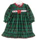NEW Green Plaid Gown with White Eyelet Trim For Babies, Toddlers, Little Girls and Big Girls