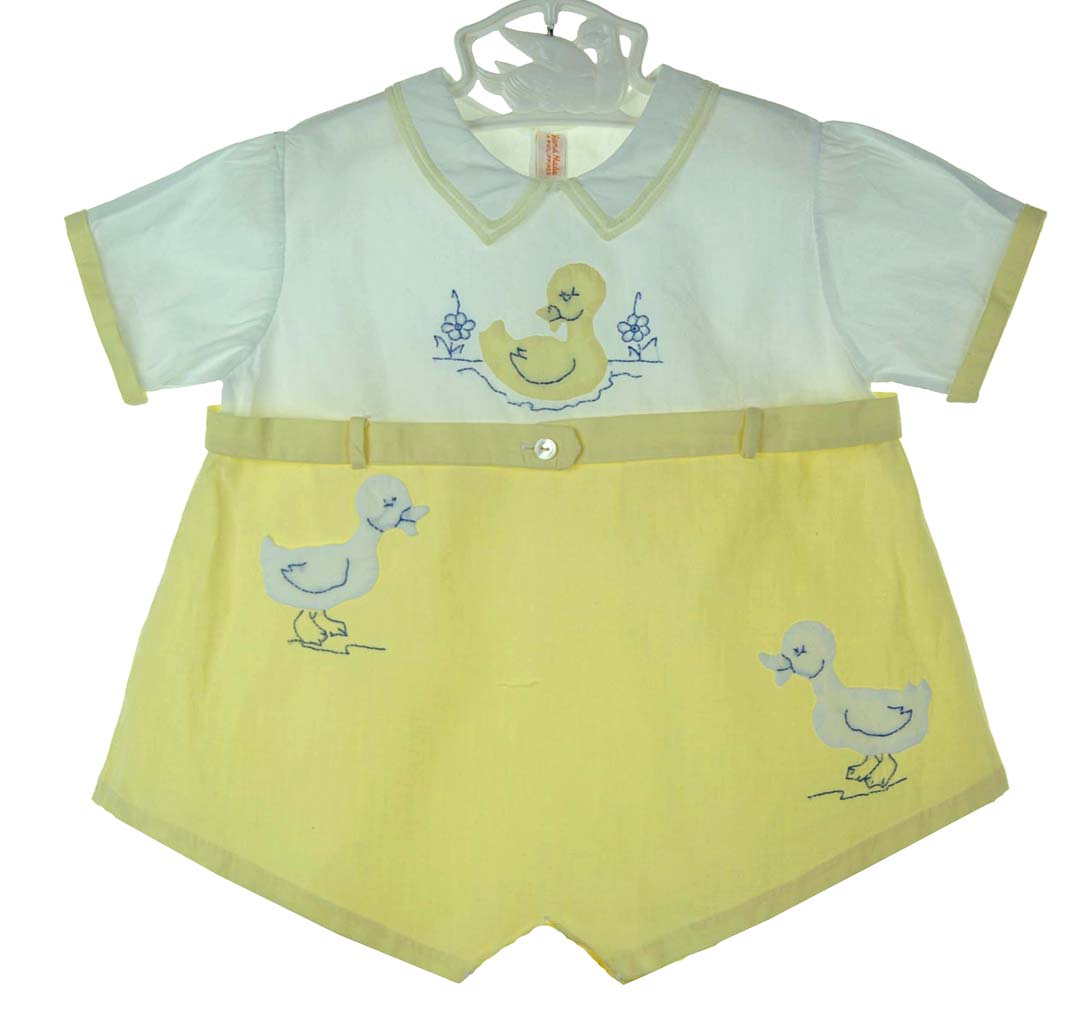 vintage 1930s yellow and white shorts set,1930s yellow and white shorts