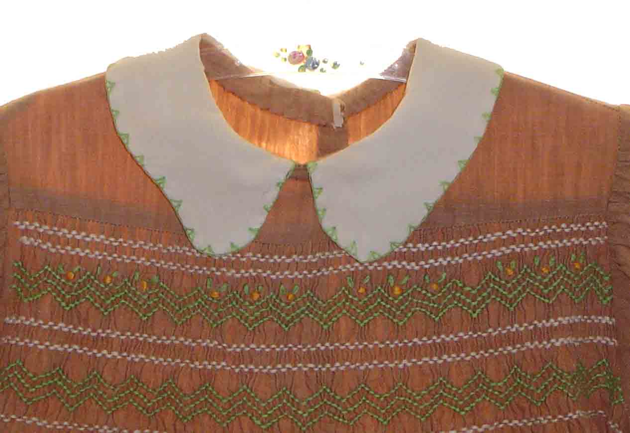 heirloom smocked dress,heirloom brown dress,heirloom brother sister outfits,heirloom baby dress