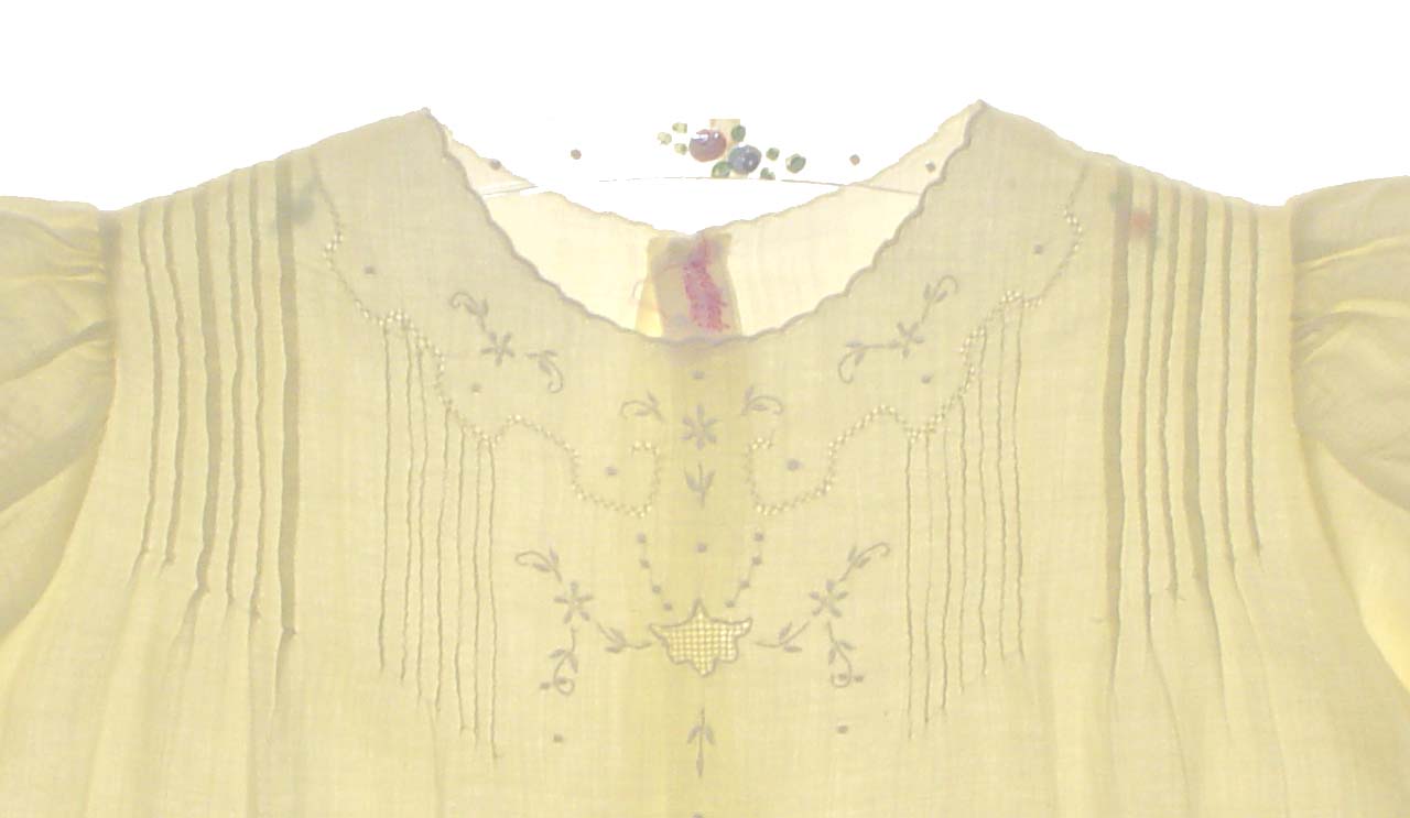 heirloom batiste dress,heirloom yellow dress,heirloom baby dresses