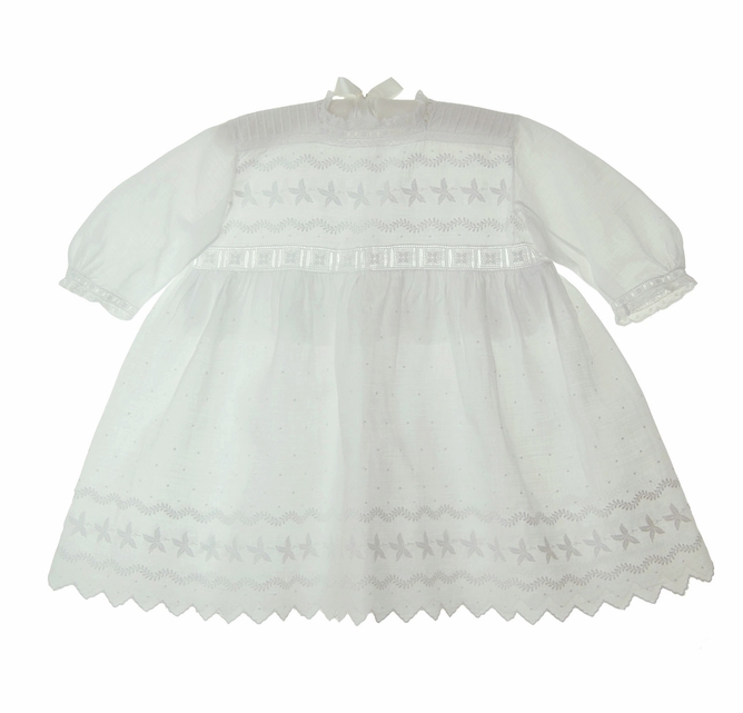 knee length dresses for ladies Lyon Lace Dress in White Lace – RESA main image 0