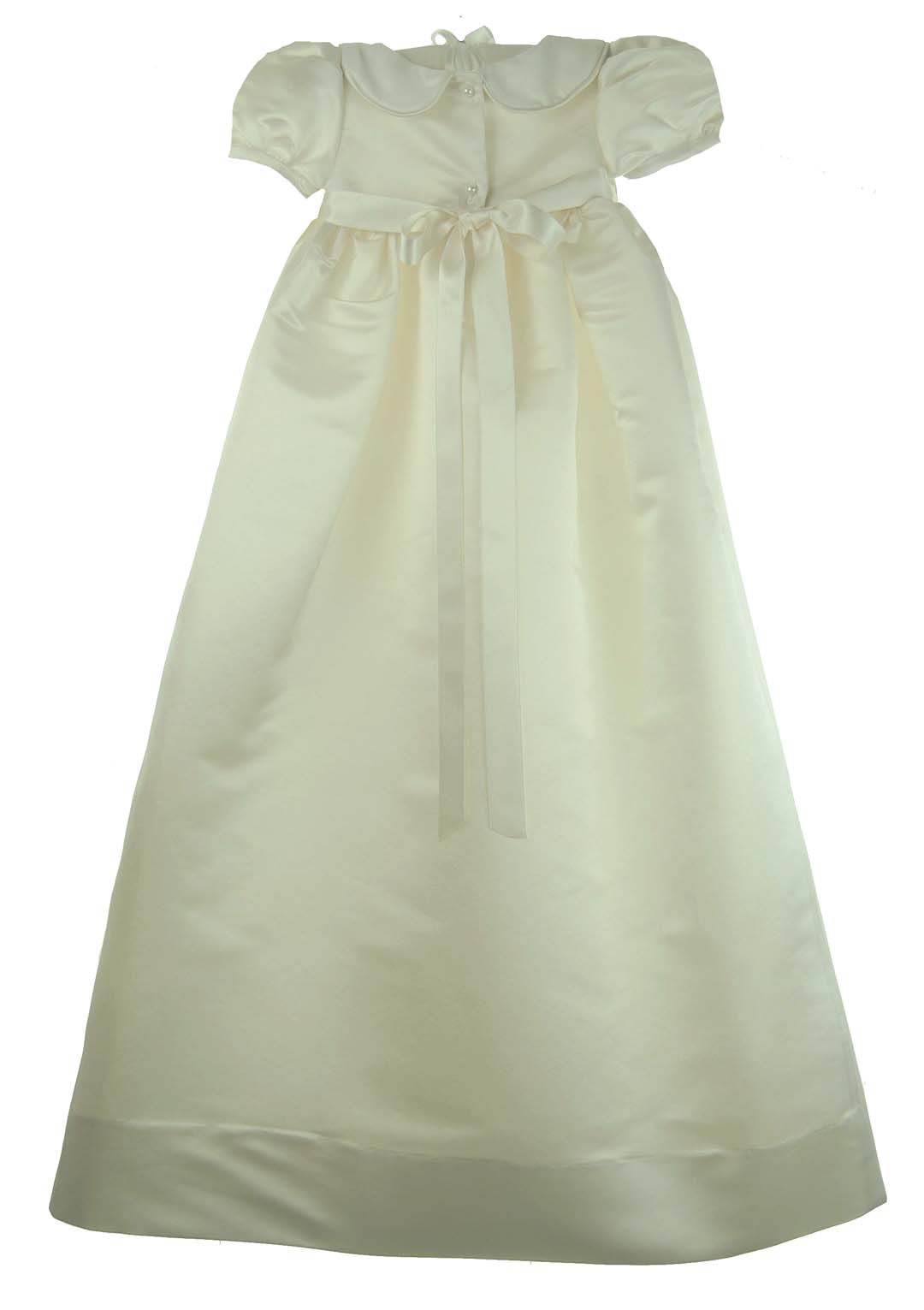 NEW Amanda Christy Ivory Silk Christening Gown
