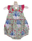 NEW Claire and Charlie by Anavini Peacock Print Sunsuit with Ruffle Bottom