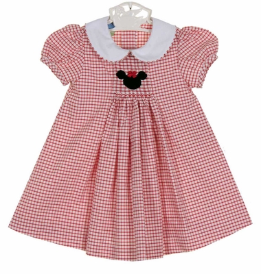 Anavini Baby / Toddler Boys Red Corduroy Longall - Embroidered Candy Canes - Reverses to Green Check main image 1