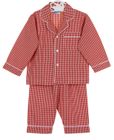 NEW Anavini Red Checked Monogrammable Pajamas