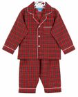 NEW Anavini Red Plaid Monogrammable Cotton Pajamas