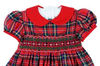 Anavini Couture Boys Green & Red Plaid Button Down Shirt Long Sleeves main image 0