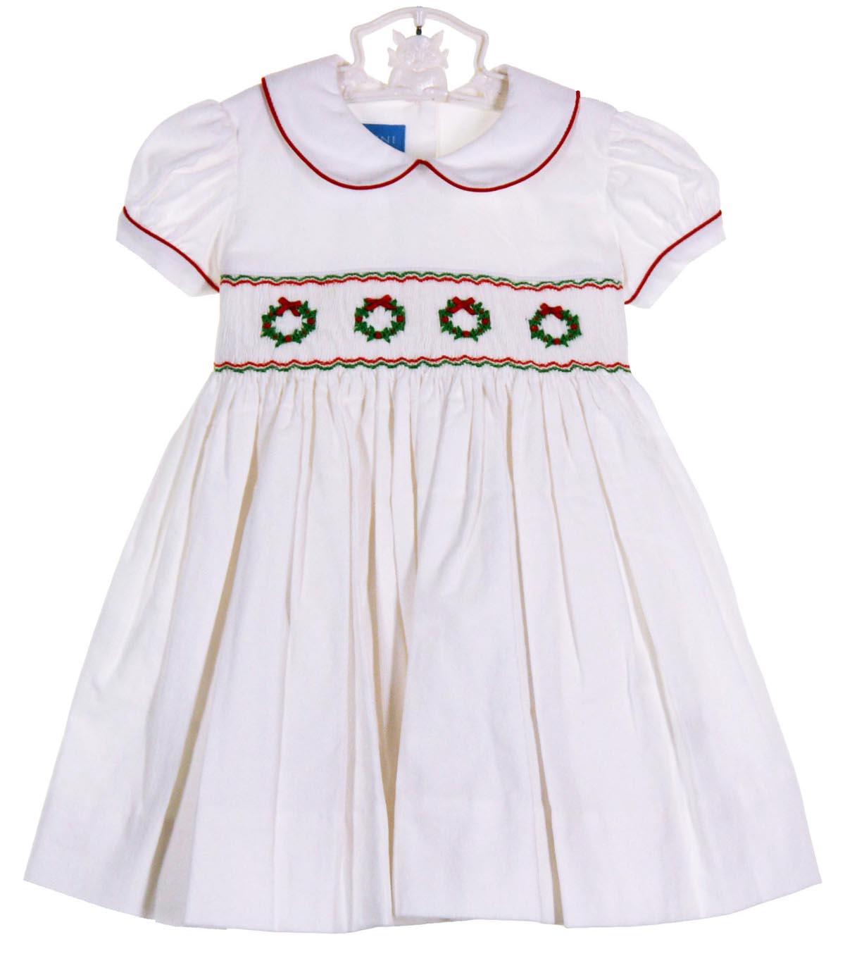 Anavini Baby / Toddler Boys White Shirt - Smocked Happy Birthday main image 0