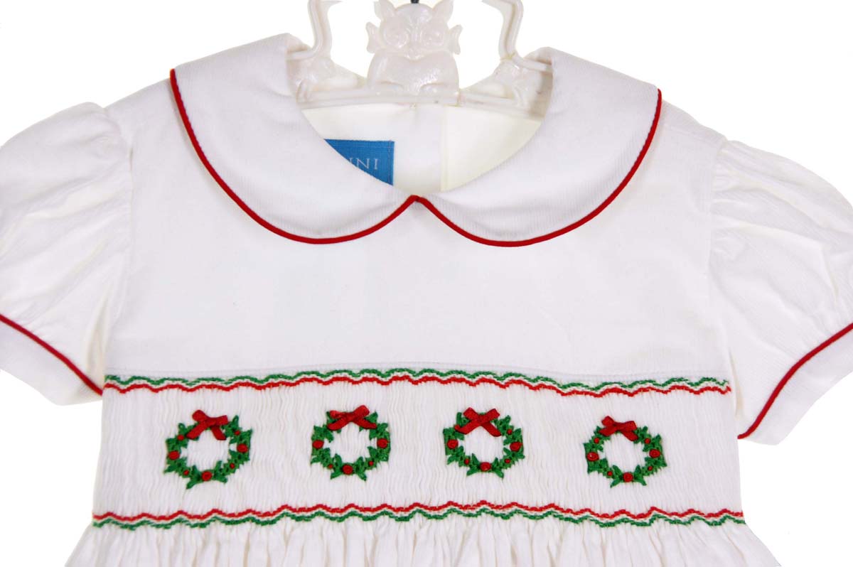 Anavini Baby / Toddler Boys White Shirt - Smocked Happy Birthday main image 1