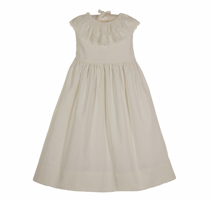NEW Bailey Boys Candlelight (Soft Ivory) Dress with Delicate Lace Collar