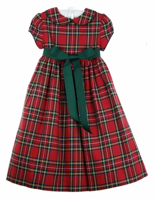 Bailey Boys Blue Spruce Plaid with Red Cord Dress main image 1