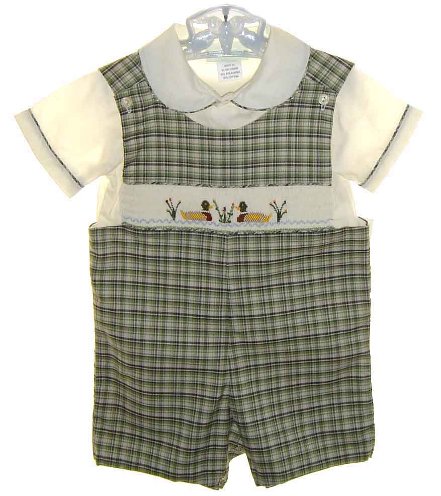 Be Mine,smocked shortall set,smocked boys outfit,smocked toddler outfit