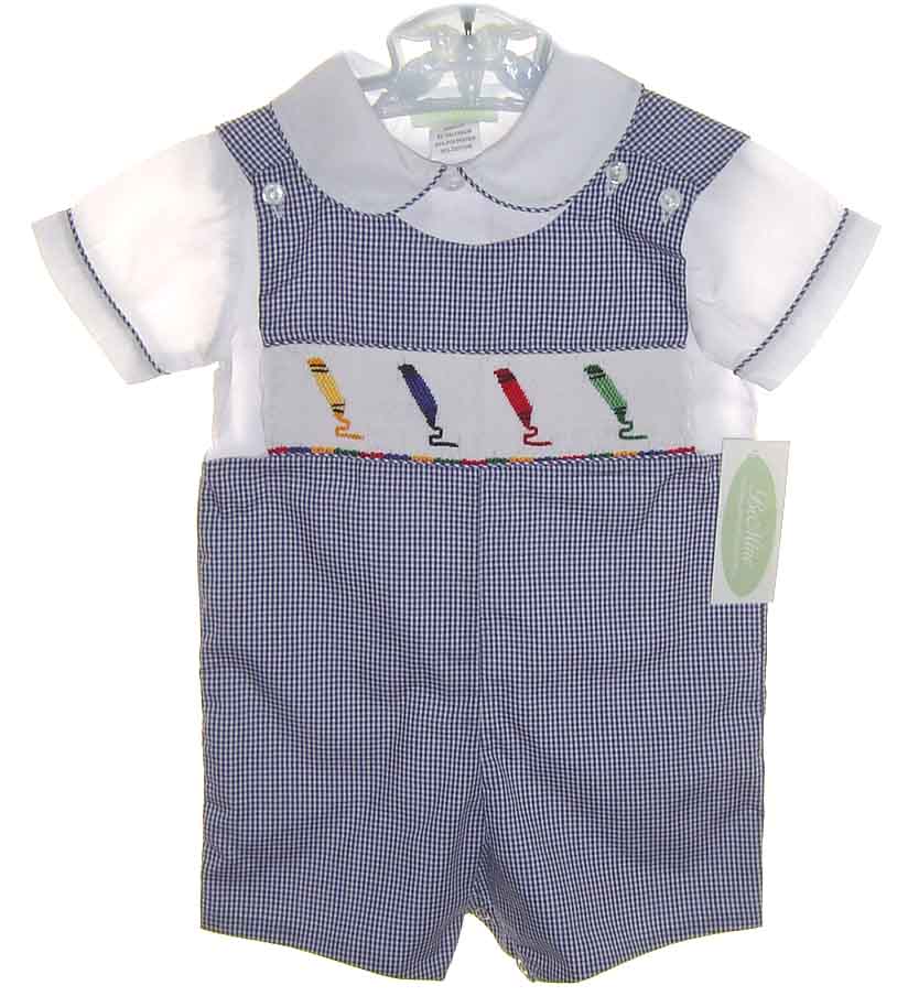 Be Mine,smocked shortall set,smocked boys outfit,smocked toddler outfit