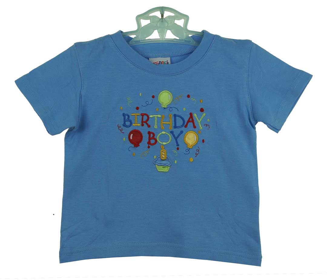 Boys Birthday Tshirt with Matching Crown