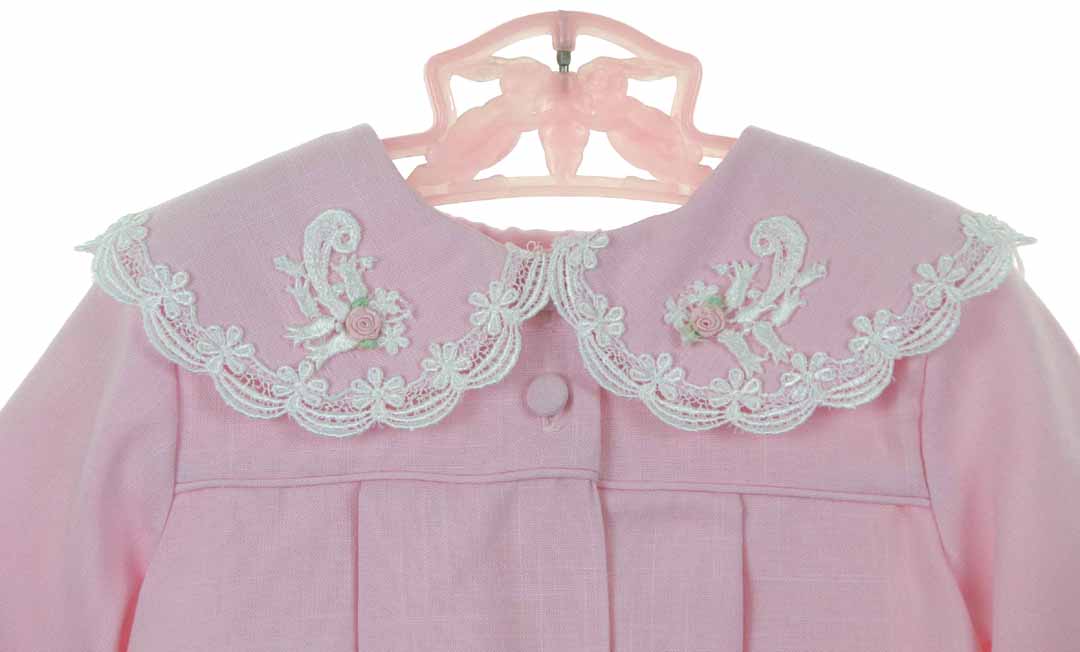 C. I. Castro baby dress,Baby Easter dress,baby dress and coat set,toddler girl Easter dress