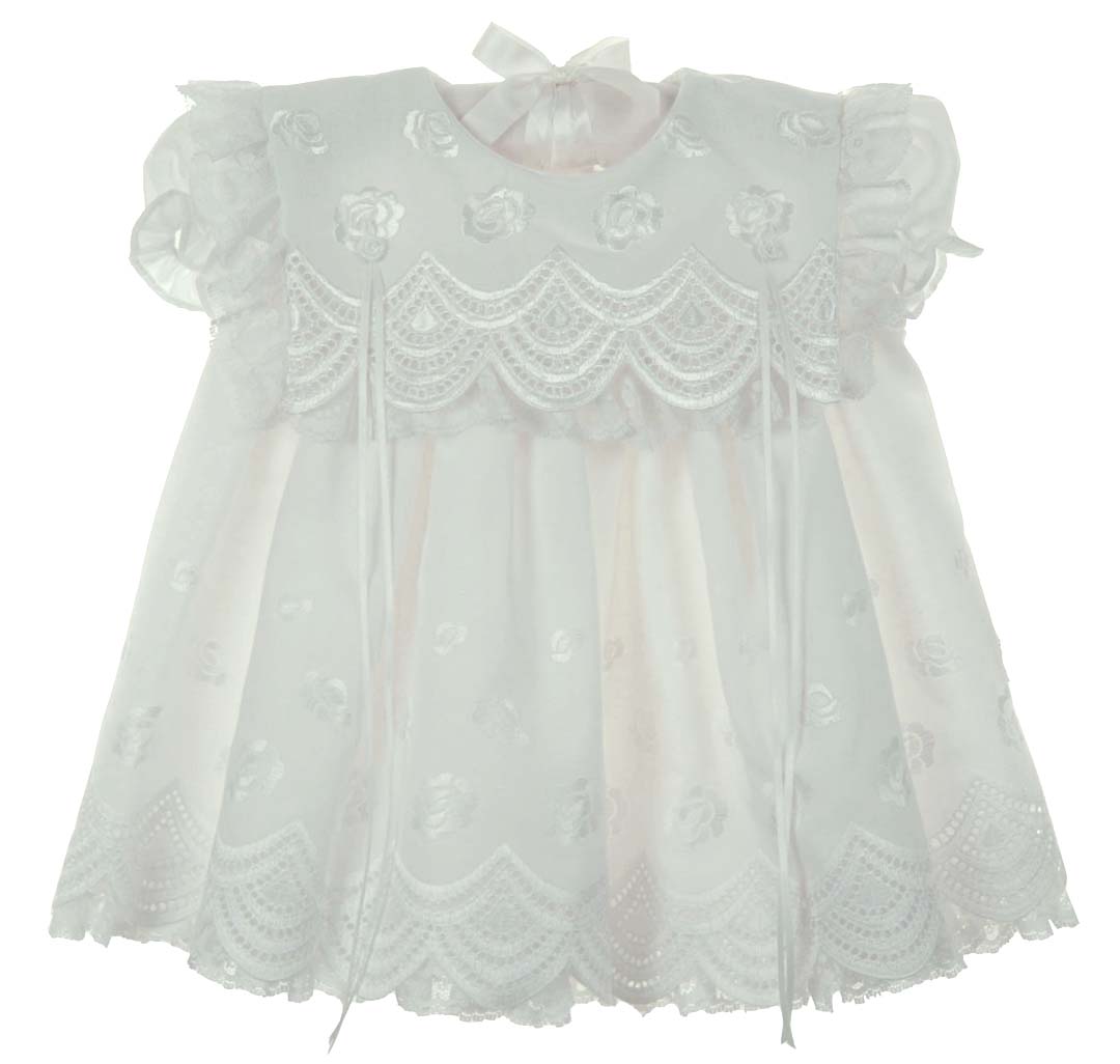 C. I. Castro,CI Castro,baby girls white eyelet dress,white eyelet
