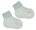 NEW Carlino White Cotton Knit Socks with Plain Cuffs