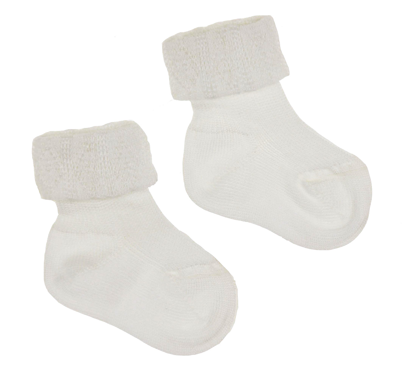 Carlino white cotton socks with diamond stitched cuffs,white cotton socks for baby boys,white