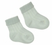 <img src="https://p11.secure.hostingprod.com/@grammies-attic.com/ssl/images/blue-sold-1.gif"> NEW Carlino White Socks with Ribbed Cuff