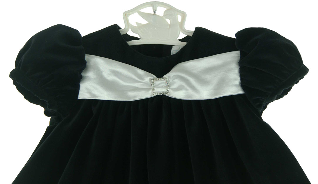 Chabre black velvet dress,Bailey Boys black velvet dress,baby girls