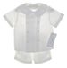<img src="https://p11.secure.hostingprod.com/@grammies-attic.com/ssl/images/blue-sold-1.gif"> NEW Chabre Double Breasted White Linen Shorts Set