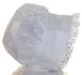 NEW Charleston Style White Eyelet Baby Bonnet with Eyelet Ruffle