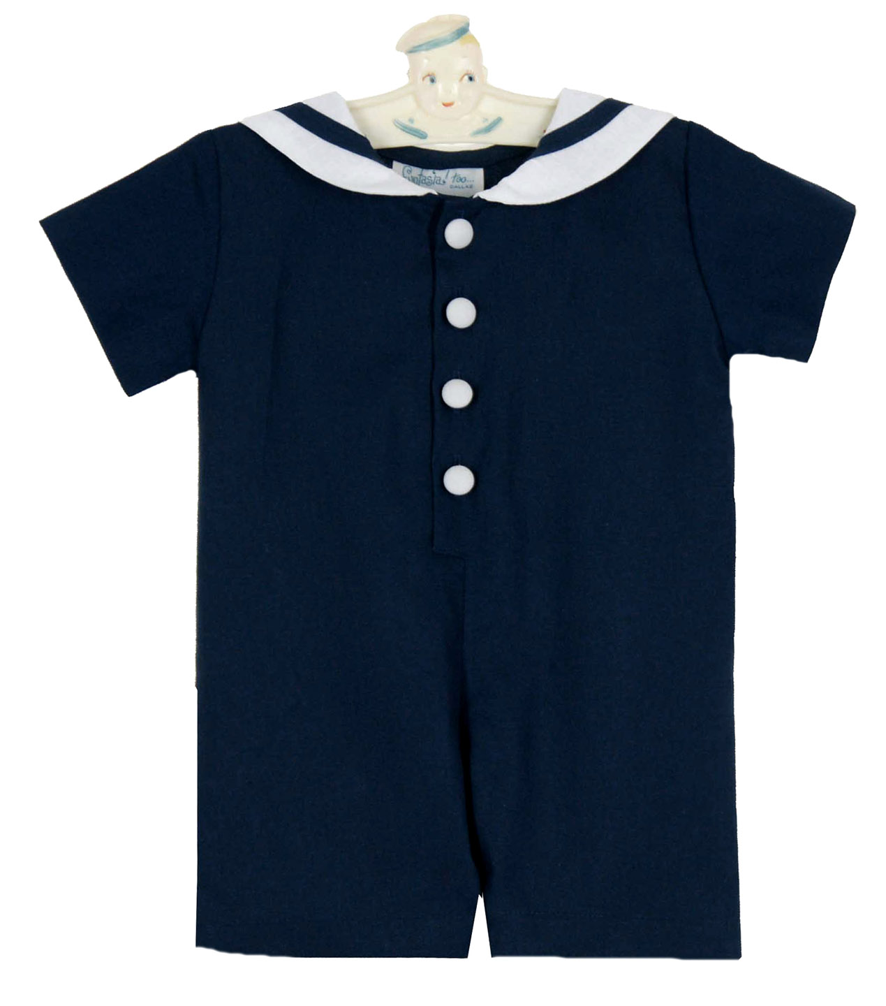 Sailor Sea Creatures Convertible Romper main image 0