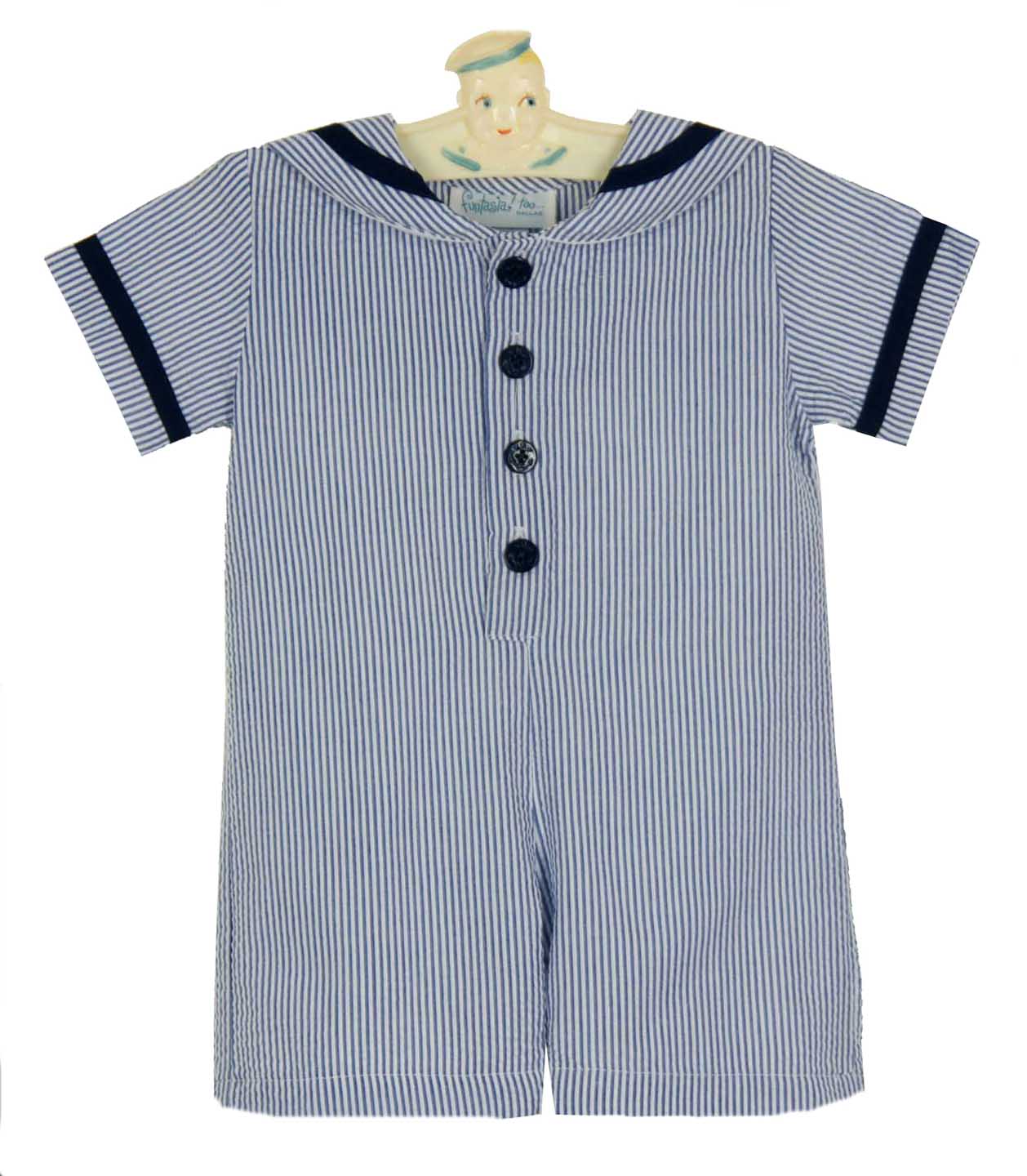 Sailor Sea Creatures Convertible Romper