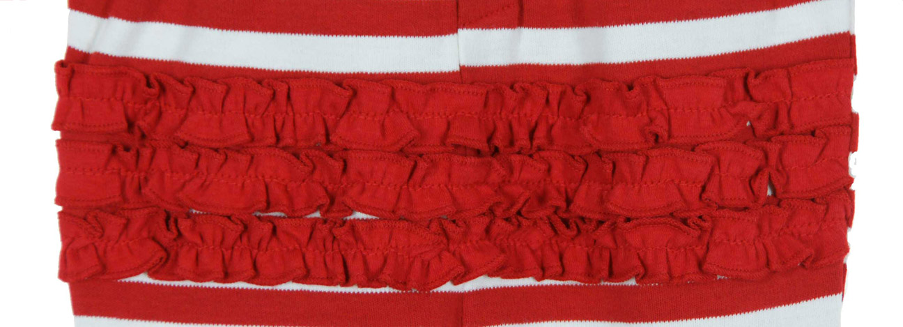 red striped ruffled sleeper for baby girls,baby girls Christmas sleeper ...