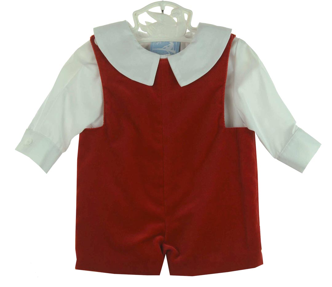 Gordon and Company red velvet shorts set,red velvet shortall,red velvet