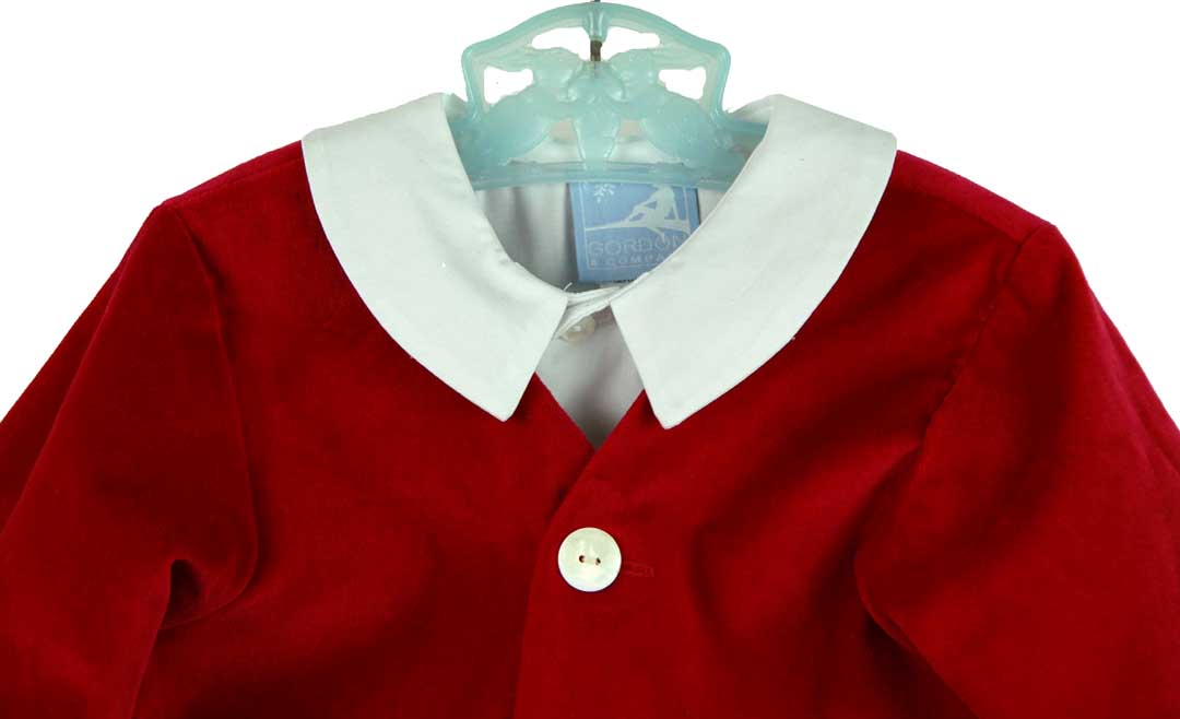 Gordon & Co,Gordon & Company,red velvet eton suit,velvet eton suit,velvet suit for toddlers