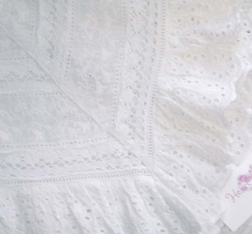 Hearts Delight christening blanket,christening blanket,christening