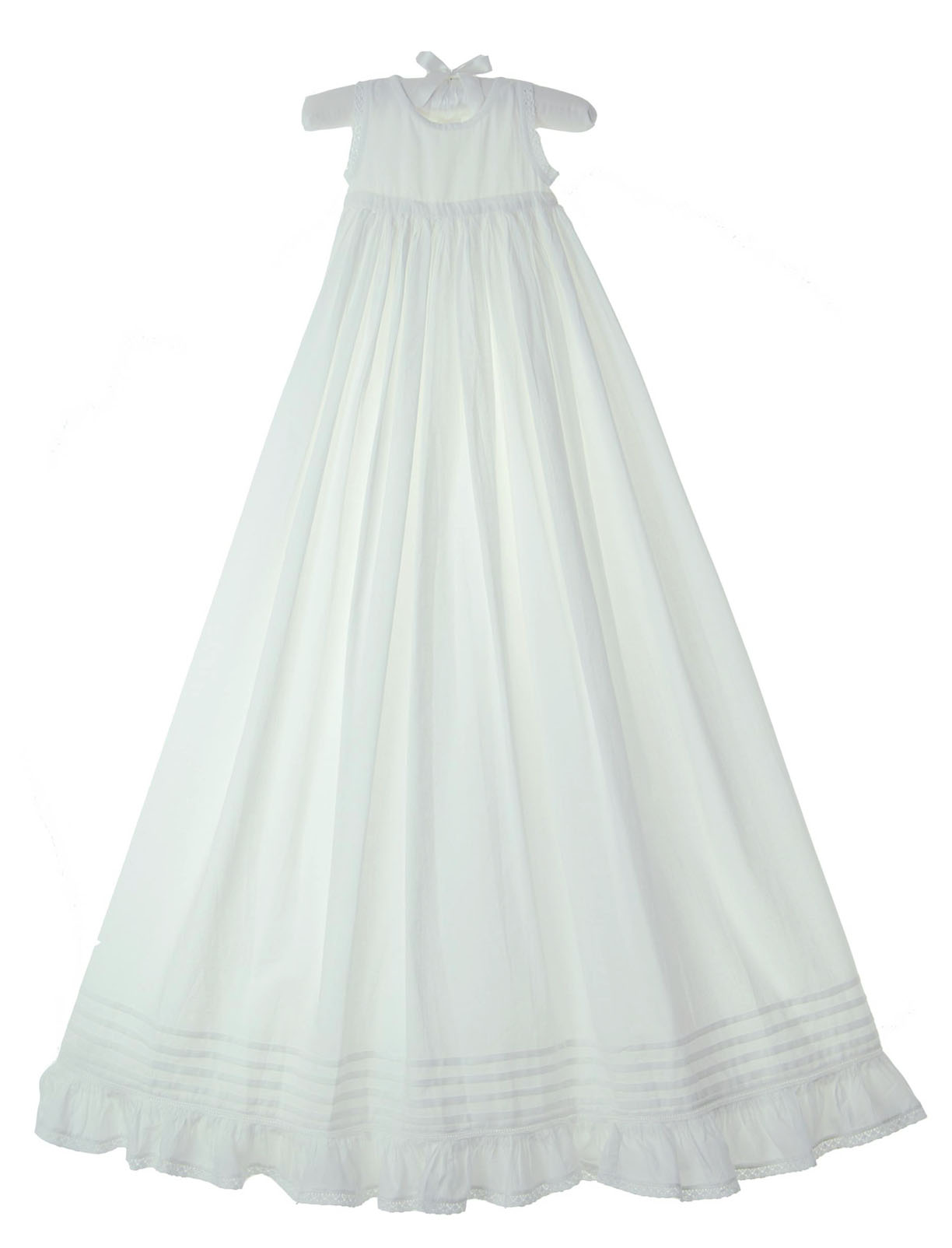 Hearts Delight christening gown,christening gown with cross embroidery