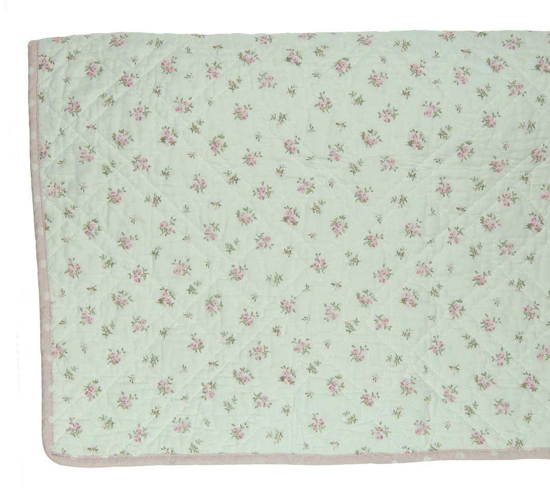 Baby Pink Cotton Heirloom Quilt main image 1