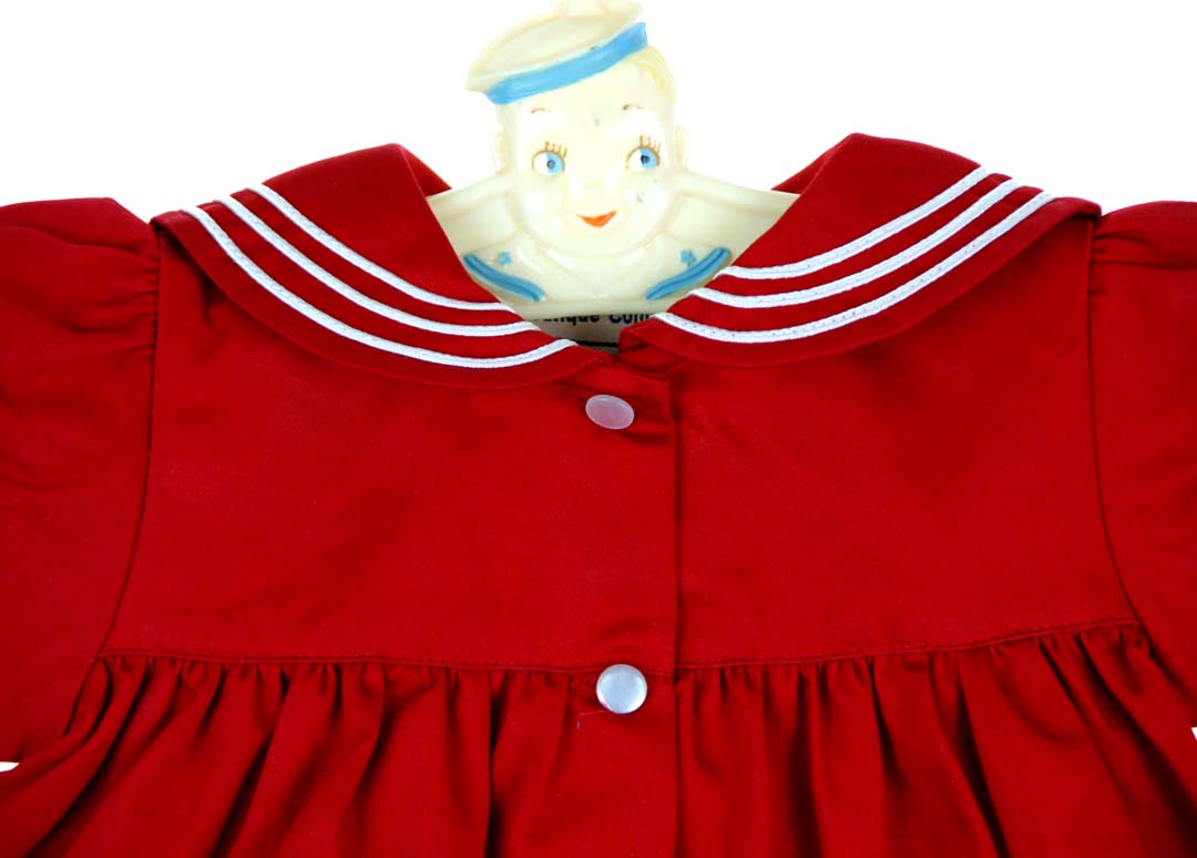red sailor dress,red sailor outfit,baby sailor dress,baby girl red