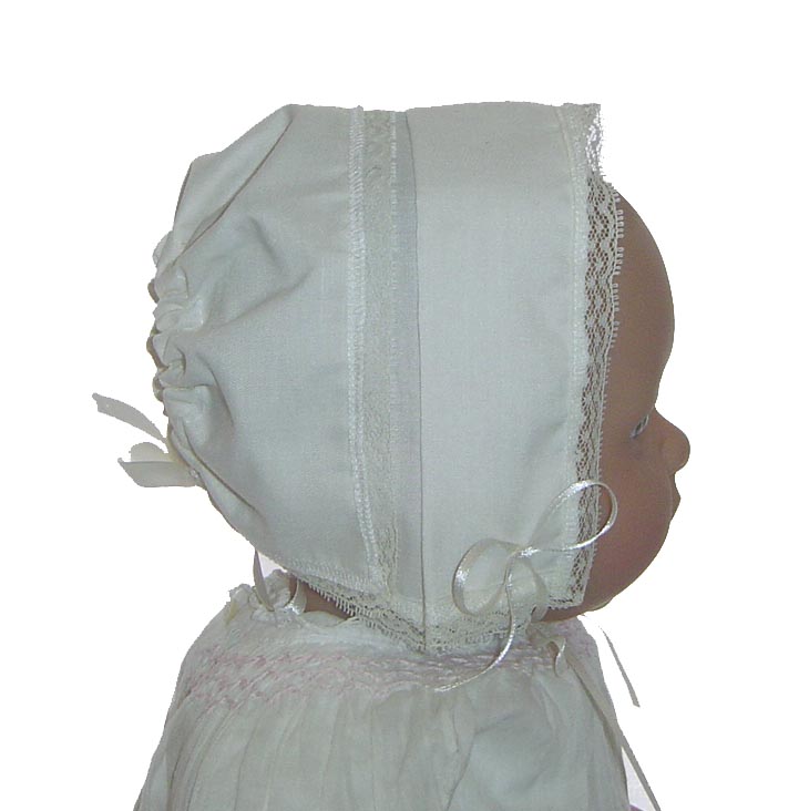 baby cap,christening hat,keepsake