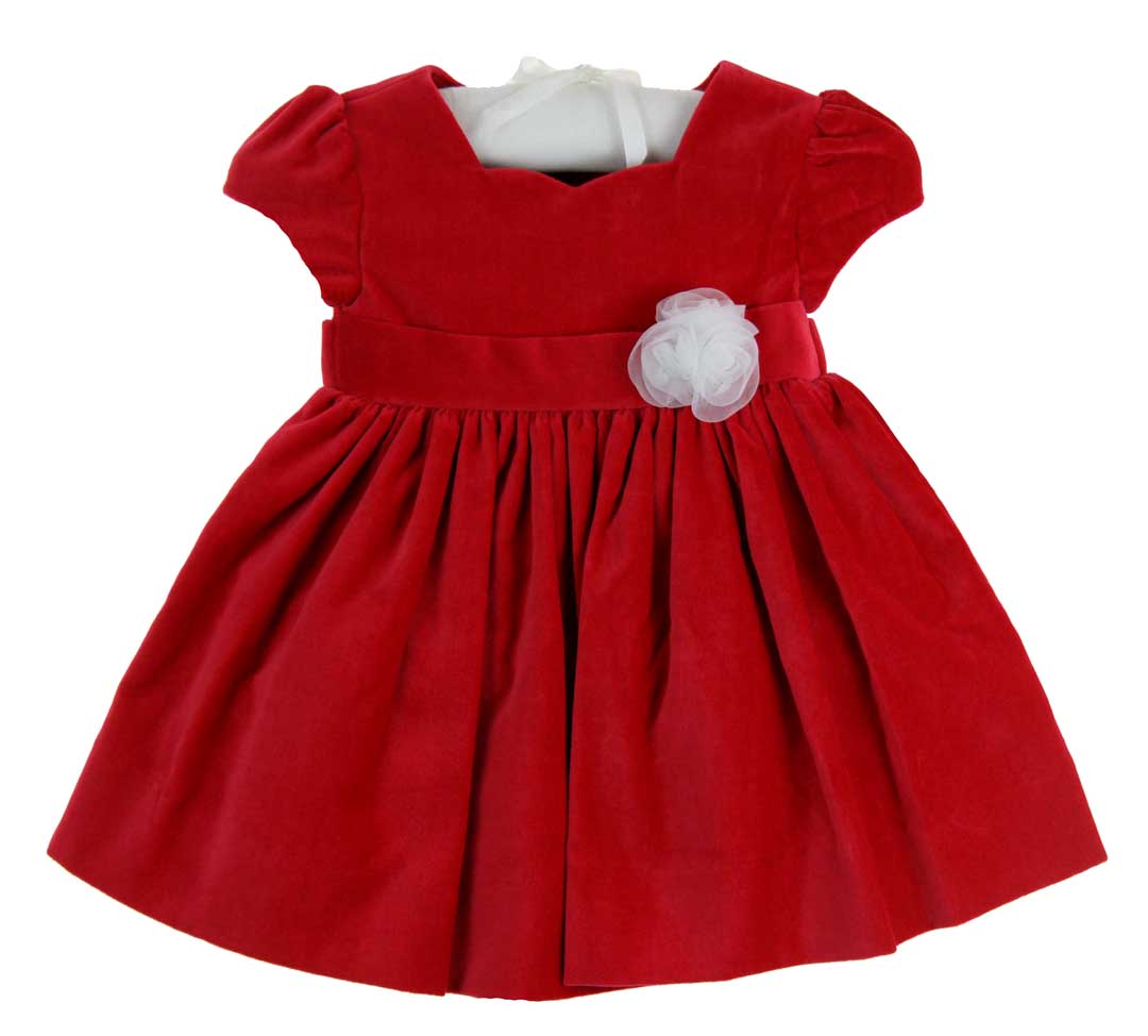 Katie and Company red velvet dress,Katie & Co red velvet dress,baby