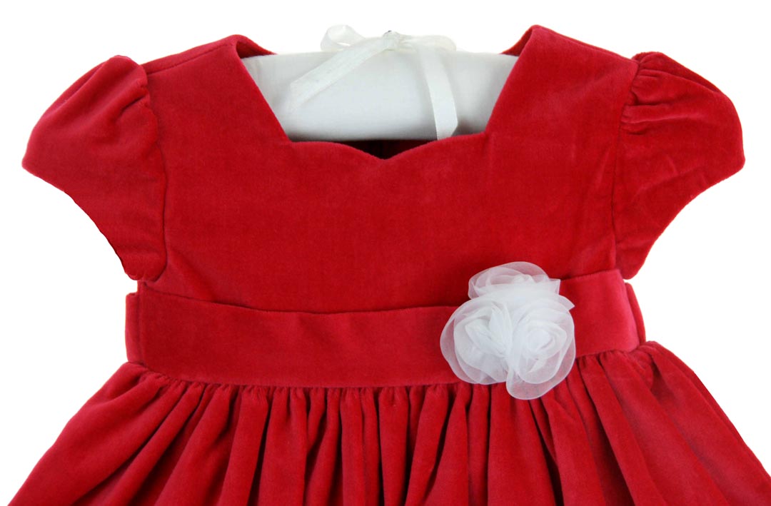 Katie and Company red velvet dress,Katie & Co red velvet dress,baby