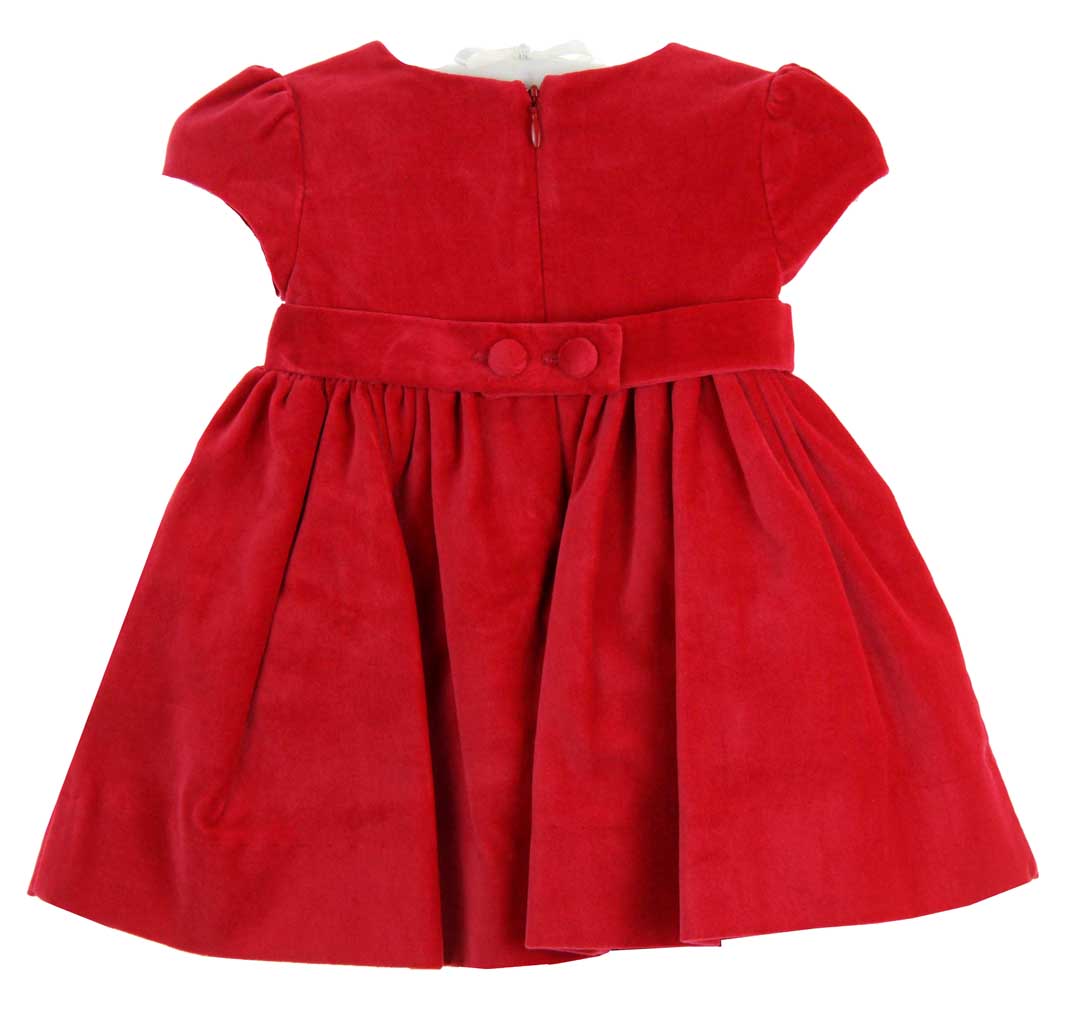 Katie and Company red velvet dress,Katie & Co red velvet dress,baby