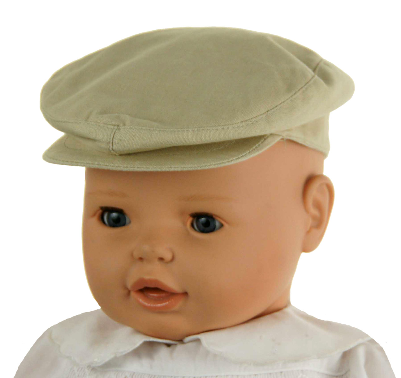 NEW Khaki Cotton Newsboy Style Hat