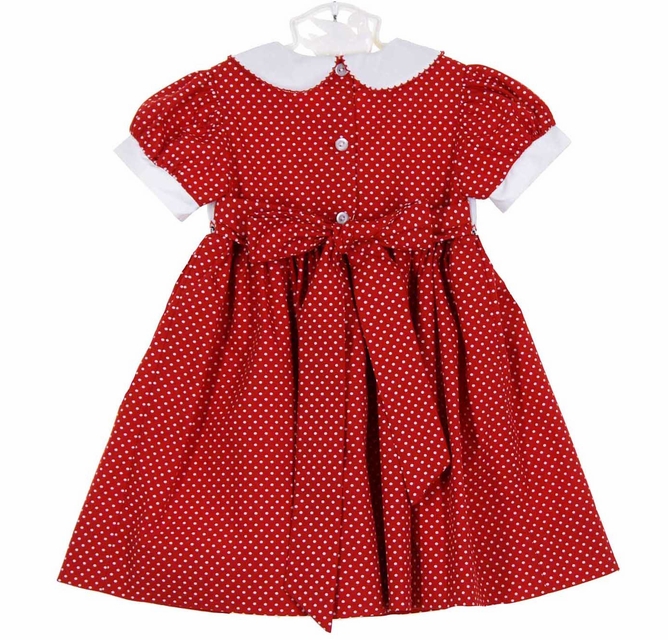 fitted lace wedding dress Girl's Mouse Head Minis Smocked Dress in Red Size 24M