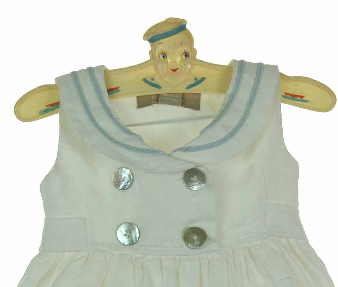 Little Linens sailor dress,Little Linens sailor outfit,linen sailor