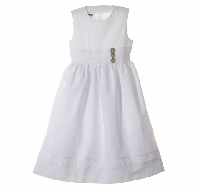 white christmas dresses White Eyelet Embroidered Maxi Dress main image 0