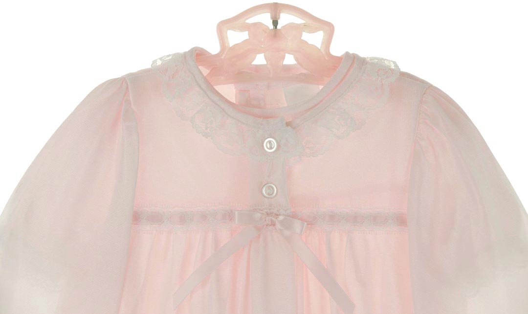 pink peignoir set,toddlers nightgown and robe set,girls peignoir set