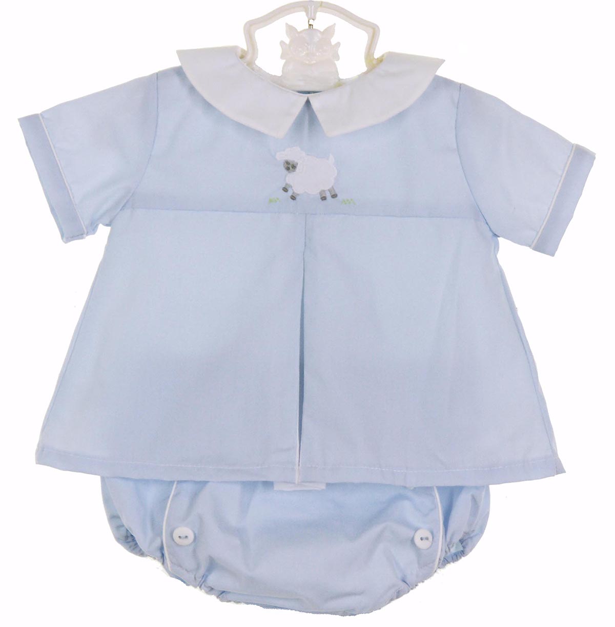 Lullaby Set Bryant Palmer Blue Diaper Set, Trains main image 0