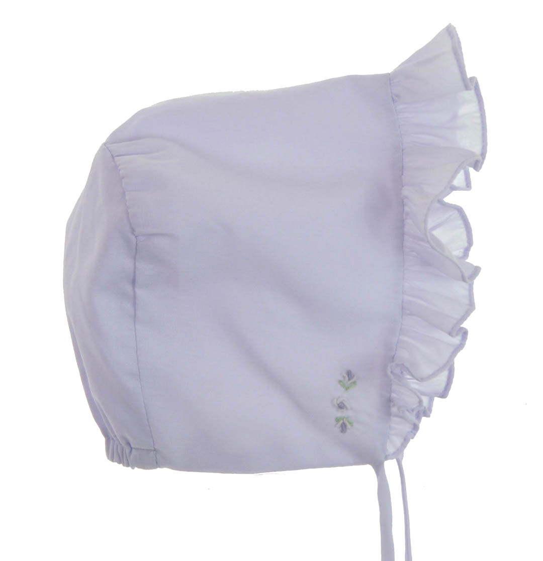 Vestito Bambina Petit Ami Lavanda &ndash; 2 Pezzi Bishop Con Smock &ndash; Taglia 24 Mesi (2 Anni)