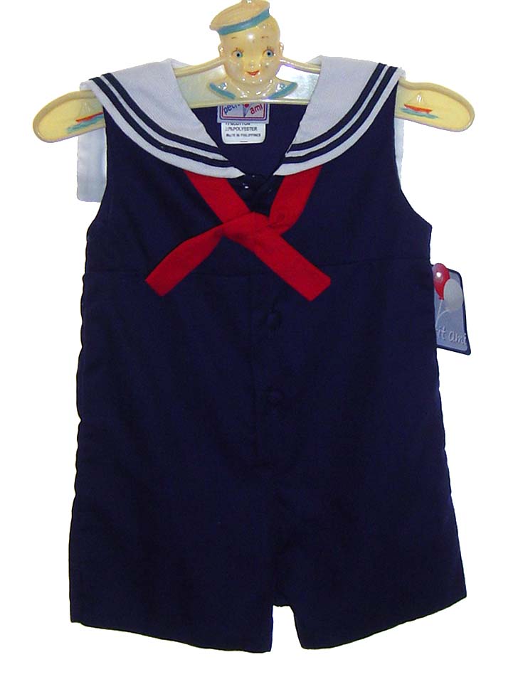 Petit Ami,Petit Ami sailor suit,baby sailor suit,baby sailor outfit