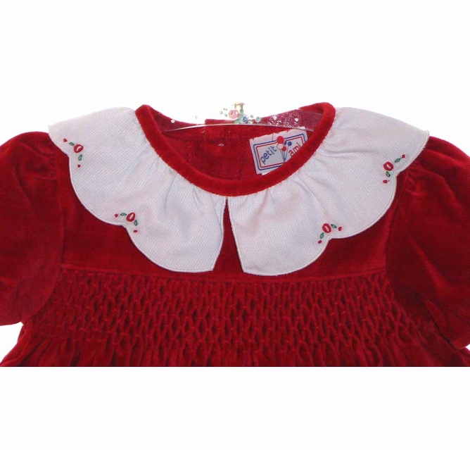 Petit Ami,red velvet baby dress,velvet baby dress,smocked baby dress,smocked  Christmas dress,baby Christmas dress,baby holiday dress,baby smocked Christmas  dress,infant smocked christmas dress,baby smocked holiday dress,infant  holiday dress,baby ...