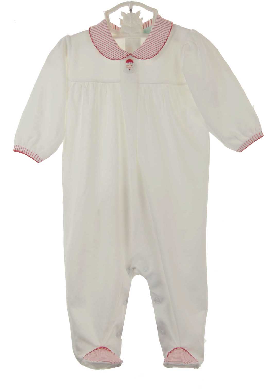 Petit Ami Christmas pajamas,baby girls Christmas pajamas,baby girl