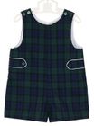 NEW Petit Bebe by Anavini Blackwatch Plaid Shortall with Front Tabs